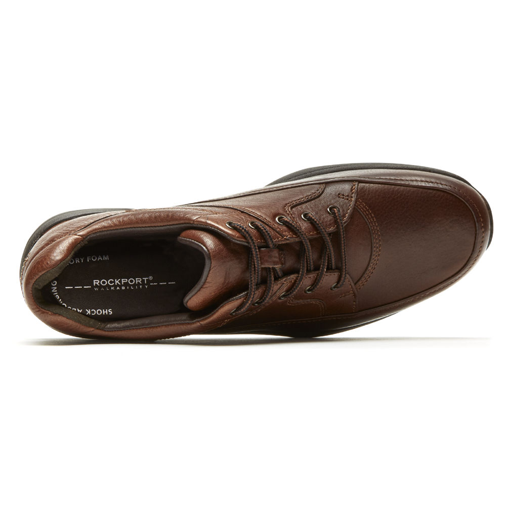 Rockport Lace Up For Mens Brown - Edge Hill 2 Lace-to-Toe - FH3952870